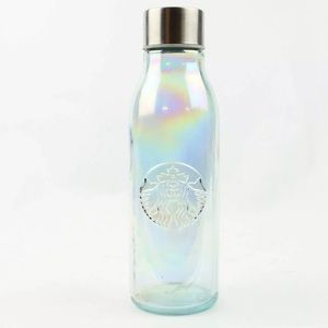 Starbucks Water Bottle Rainbow Iridescent